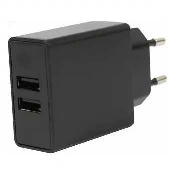 Carregador USB FLEPO NT-USB-103 2 portas 100-240V AC para 5V DC 3A 15W branco