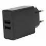 Carregador USB FLEPO NT-USB-103 2 portas 100-240V AC para 5V DC 3A 15W branco