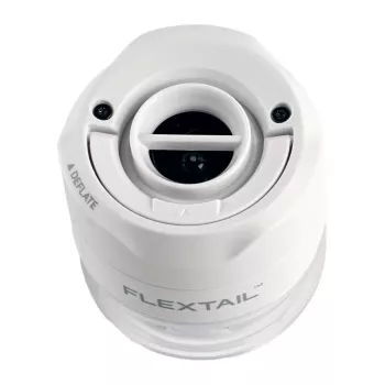 FLEXTAIL Tiny Pump 3X Bomba elétrica portátil, lanterna LED, USB-C, branco