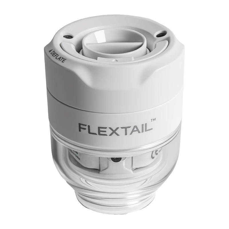 FLEXTAIL Tiny Pump 3X Bomba elétrica portátil, lanterna LED, USB-C, branco