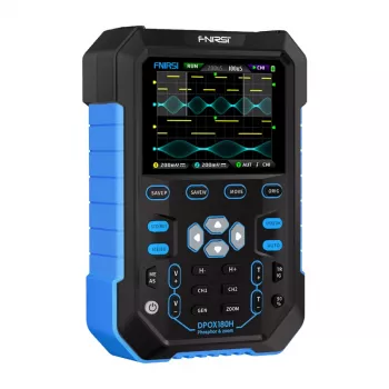 Osciloscópio digital de fósforo portátil 2-em-1 FNIRSI DPOX180H