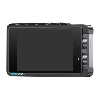 Osciloscópio FNIRSI DS215H – 100 MHz, 500 MS/s, 1 canal, gerador de funções integrado, TFT-LCD 2,8 polegadas, USB Type-C, bateria, preto