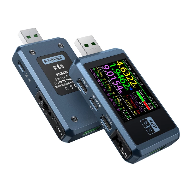FNIRSI FNB48P BT testador de portas USB com Bluetooth