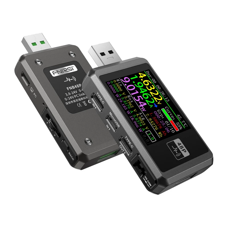 FNIRSI FNB48P testador de portas USB preto