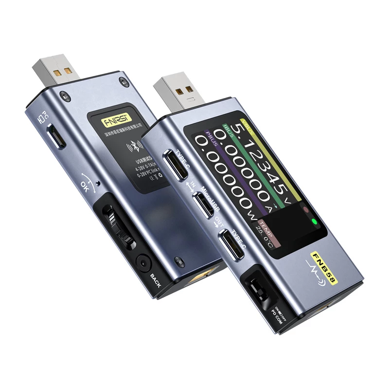 FNIRSI FNB58 BT Testador de porta USB com Bluetooth