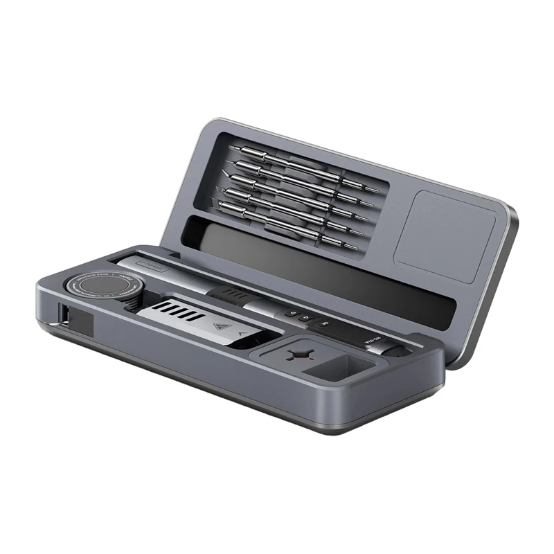 Ferro de soldar inteligente FNIRSI HS-02A MAX 100W com conjunto de ferramentas