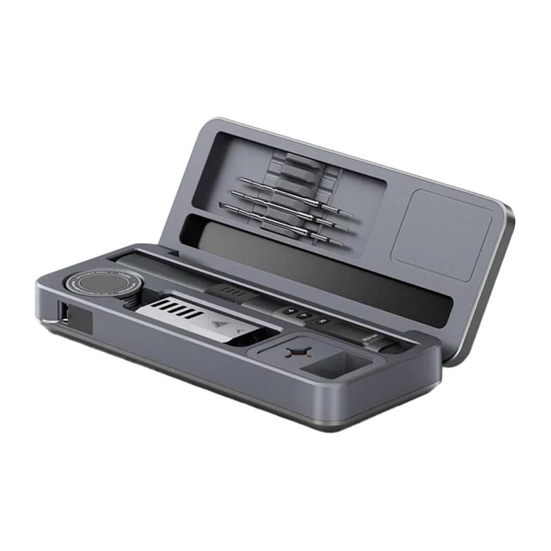 Ferro de soldar inteligente FNIRSI HS-02B MAX 100 W com conjunto de ferramentas