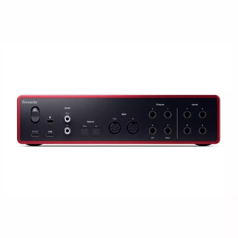 Focusrite Scarlett 18i16 4.ª Geração Interface de Áudio USB-C