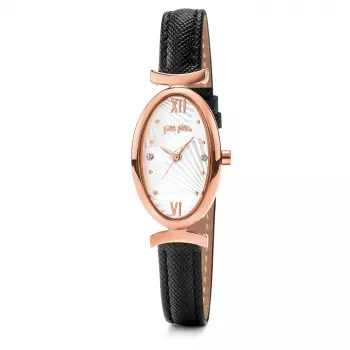 Relógio de mulher Folli Follie Donatella quartzo analógico WF16R031SSN 28 mm ouro rosa