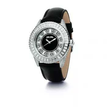 Relógio Folli Follie Donatella mulher quartzo WF0A030SSK 32mm prateado aço inoxidável