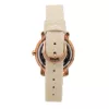 Relógio de quartzo de mulher FOLLI FOLLIE Donatella WF14B002SPS 35mm ouro rosa aço inoxidável couro rosa