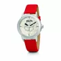 Relógio FOLLI FOLLIE Donatella WF13T040SPWR para mulher 32 mm ouro rosa aço inoxidável pele branca