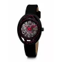 Relógio de quartzo de mulher Folli Follie Dynasty WF1E007SSR 35mm ouro rosa aço inoxidável