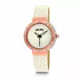 Folli Follie Heart4Heart Relógio de mulher de quartzo WF13B012SPI 35mm Ouro rosa