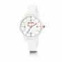Relógio de mulher Folli Follie Heart4Heart WF15P027ZSW 28mm prateado aço inoxidável