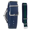 Folli Follie Relógio de homem WT14T0015DV 40mm aço inoxidável quartzo analógico mostrador preto bracelete de pele