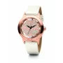 Relógio Folli Follie mulher WF0R057SS 35mm aço inoxidável prateado mostrador branco quartzo