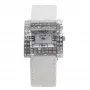 FOLLI FOLLIE Relógio de mulher WF7A007SPS (35mm) - Caixa de aço inoxidável, bracelete de pele rosa, movimento de quartzo