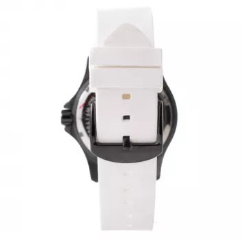 Folli Follie Woman WF1Y002ZDW 42mm relógio analógico de quartzo bracelete de couro branca