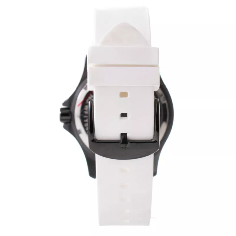 Folli Follie Woman WF1Y002ZDW 42mm relógio analógico de quartzo bracelete de couro branca