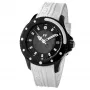 Folli Follie Woman WF1Y002ZDW 42mm relógio analógico de quartzo bracelete de couro branca