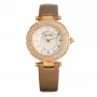 Folli Follie Relógio de mulher Donatella quartzo analógico WF1B019SSS 35mm prateado aço inoxidável