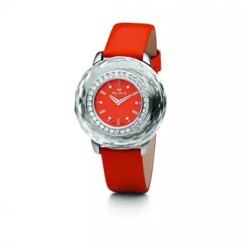 Relógio de mulher Folli Follie analógico de quartzo WF0A046SSO 32mm aço inoxidável prateado