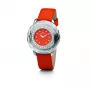 Relógio de mulher Folli Follie analógico de quartzo WF0A046SSO 32mm aço inoxidável prateado