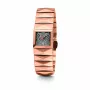 Folli Follie Relógio de mulher quartzo analógico WF1R009BSG 32 mm ouro rosa aço inoxidável pele branca