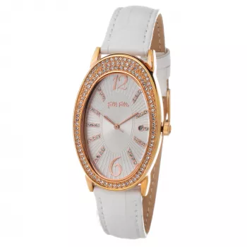 Relógio de quartzo analógico de mulher Folli Follie WF2B012STWA (28 mm) ouro rosa aço inoxidável