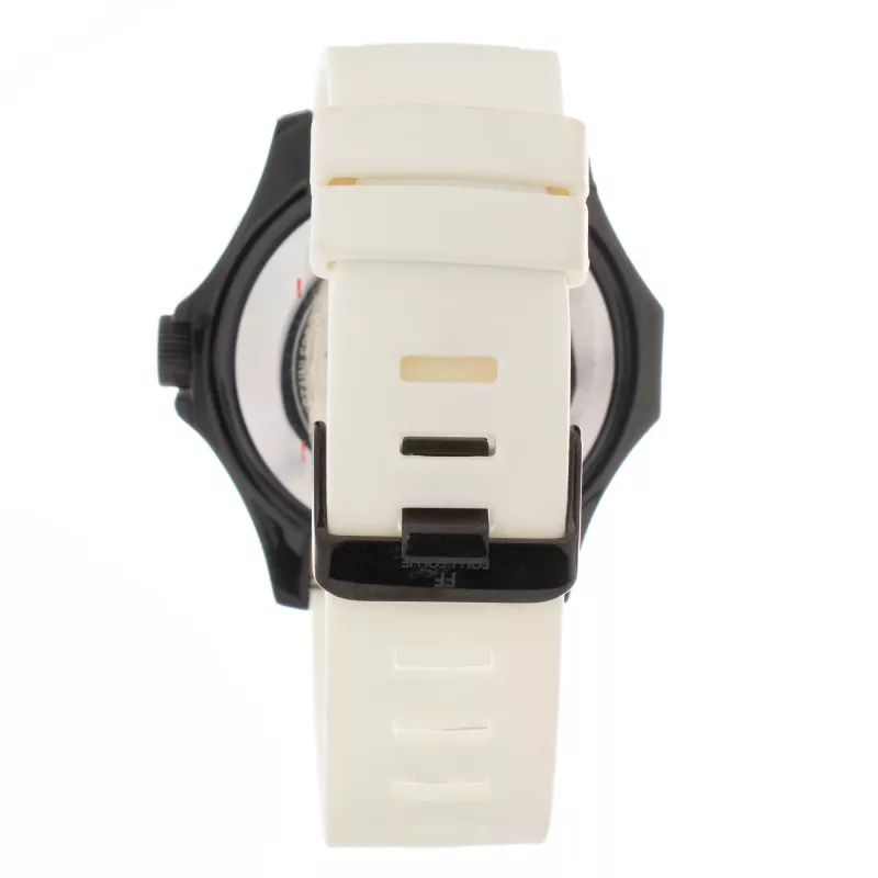 Relógio Folli Follie mulher quartzo analógico WT13P001ZPW 45 mm aço inoxidável branco pele