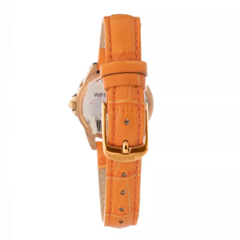 Relógio de mulher FOLLI FOLLIE WF13B071STN 30mm ouro rosa aço inoxidável e pele bege