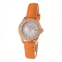 Relógio de mulher FOLLI FOLLIE WF13B071STN 30mm ouro rosa aço inoxidável e pele bege