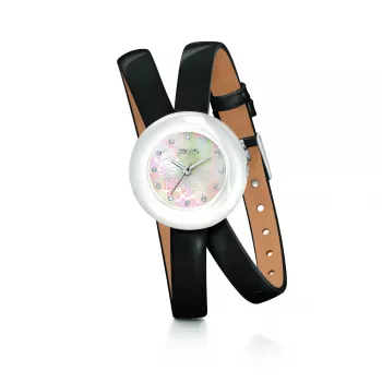 Relógio de mulher FOLLI FOLLIE WF13F030SSK 28 mm aço inoxidável prateado