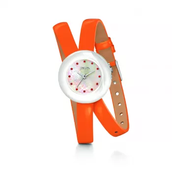 Relógio de mulher FOLLI FOLLIE WF13F030SSO 28mm aço inoxidável prateado