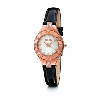 Relógio de mulher FOLLI FOLLIE WF14B004SS 30mm ouro rosa aço inoxidável