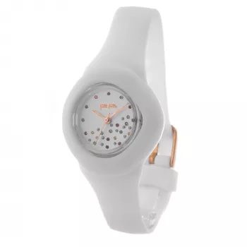 FOLLI FOLLIE Relógio de mulher WF15P044ZSS 35mm Prateado Aço inoxidável Quartzo Analógico