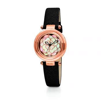 FOLLI FOLLIE relógio de senhora de quartzo WF15R009SPW 28mm aço inoxidável bracelete de malha milanesa prateada