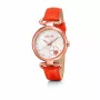 Relógio de mulher FOLLI FOLLIE WF15R029SPNA 32mm ouro rosa aço inoxidável pele rosa