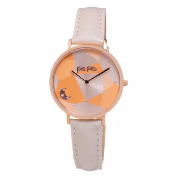 Relógio de mulher Folli Follie WF19R016SSGPI 31,5mm aço inoxidável quartzo analógico mostrador rosa