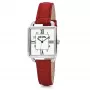 Relógio de mulher FOLLI FOLLIE WF19T005SPW 32mm aço inoxidável quartzo analógico mostrador branco malha prateada