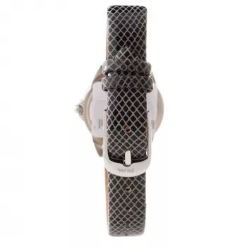 Relógio Folli Follie mulher WF1A006STN 30 mm prateado aço inoxidável pele castanha