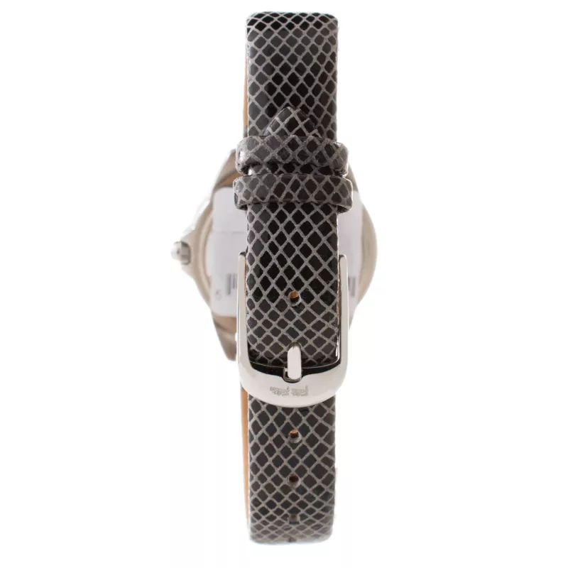 Relógio Folli Follie mulher WF1A006STN 30 mm prateado aço inoxidável pele castanha