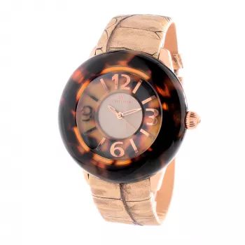 FOLLI FOLLIE relógio de mulher WF8R034SSB (45mm) aço inoxidável quartzo analógico