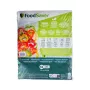 Conjunto de armazenamento de alimentos retangular FoodSaver Macom 3201 com dispensador, 32 peças, branco/transparente