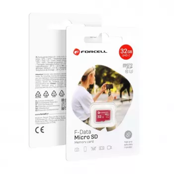 Forcell F-DATA 32GB microSDHC UHS-I U3 Classe 10 cartão de memória
