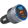 Forcell F-Energy 65 Carregador de Carro 65W, 2x USB-C (PD 3.0) & 1x USB-A (QC 4.0), Cinzento