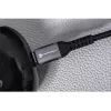 Forcell F-Energy Cafule cabo USB-C para USB-C 2 m 240 W PD 5A QC 4.0 entrançado preto