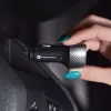 Carregador de carro Forcell F-Energy Carbon USB-C QC3.0 PD 20W com cabo USB-C para Lightning CC50-1C preto