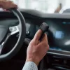 Carregador de carro Forcell F-Energy Carbon USB-C QC3.0 PD 20W com cabo USB-C para Lightning CC50-1C preto